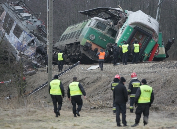 Vlakové nešťastie v Poľsku