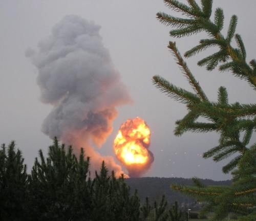 Výbuch vo VOP v Novákoch