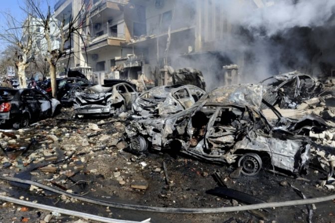 Výbuchy v Damasku