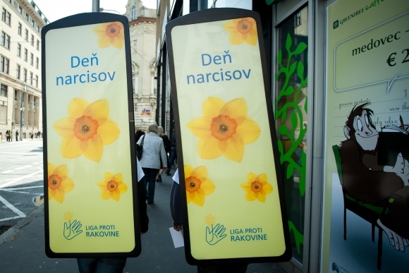 Deň narcisov v uliciach Bratislavy