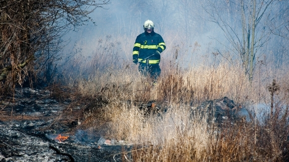 Medzi Devínskym Jazerom a Zohorom horelo