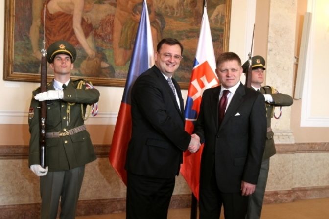 Premiér Robert Fico navštívil Pražský hrad
