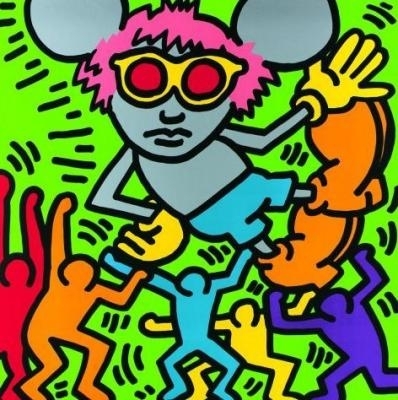 Dielo inšpirované Andym Warholom - Andy Mouse.