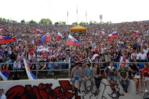 Košice počas finále MS v hokeji