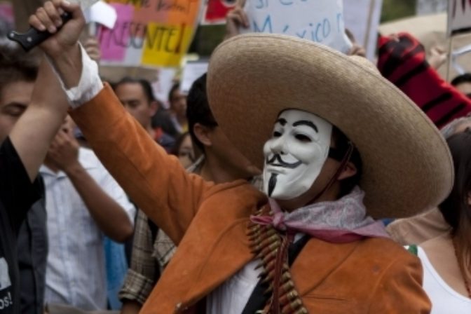 Mexičania pochodovali proti násiliu drogových kart