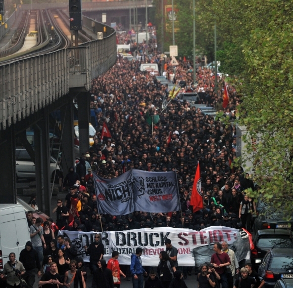 Prvomájové protesty v Berlíne