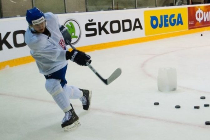 Tréning slovenskej hokejovej reprezentácie