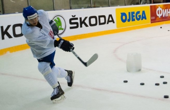 Tréning slovenskej hokejovej reprezentácie