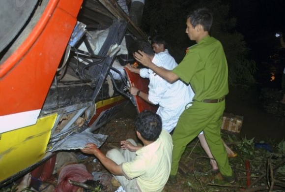 Vietnam autobus nehoda