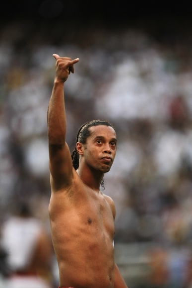 Brazílska futbalová hviezda Ronaldinho