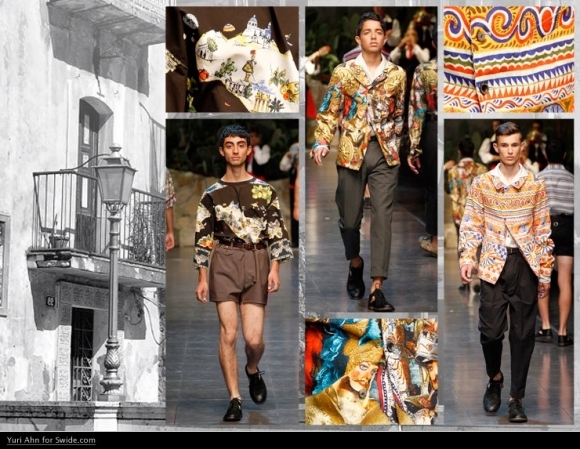 Pánska kolekcia Dolce&amp;Gabbana na jar a leto 2013