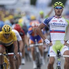 Peter Sagan vyhral prvú etapu na TdF