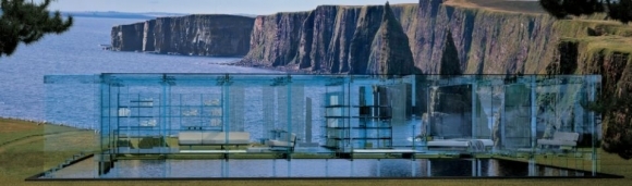 Architekt navrhol dom, v ktorom je všetko zo skla