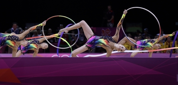 Bieloruské moderné gymnastky na olympiáde