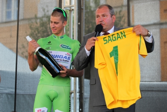 Cyklistická hviezda Peter Sagan