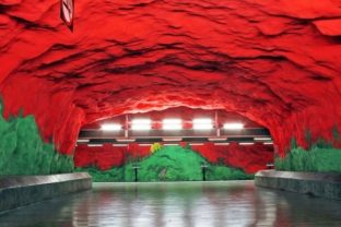 Metro v Štokholme: Malá galéria umenia