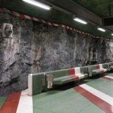 Metro v Štokholme: Malá galéria umenia