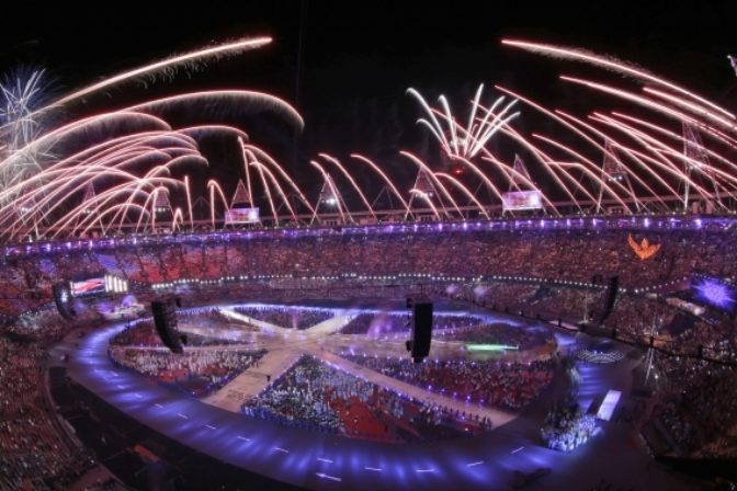 Ohňostroj ukončil olympiádu v Londýne