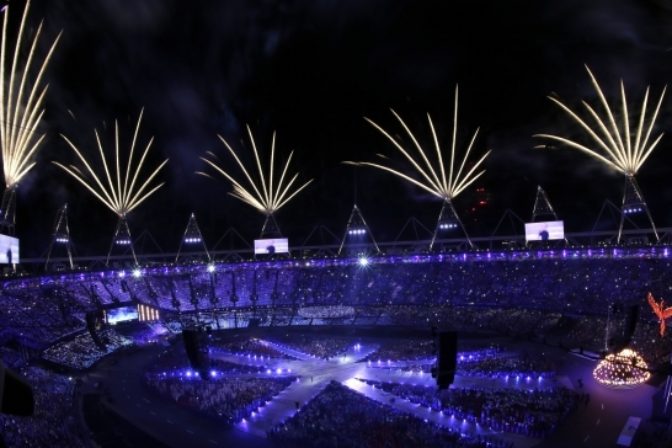 Ohňostroj ukončil olympiádu v Londýne