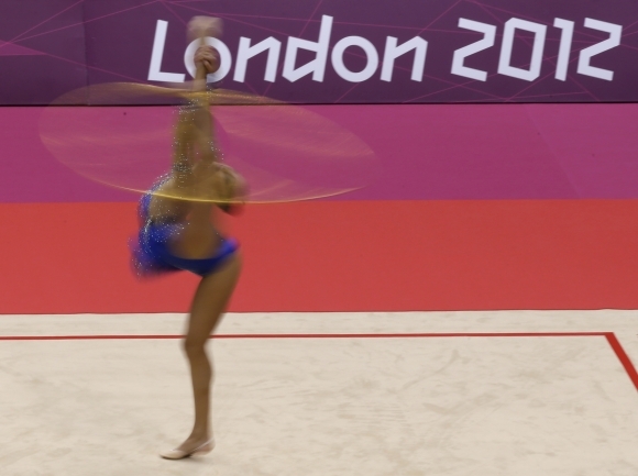 Ruska Jevgenija Kanajevová na olympiáde