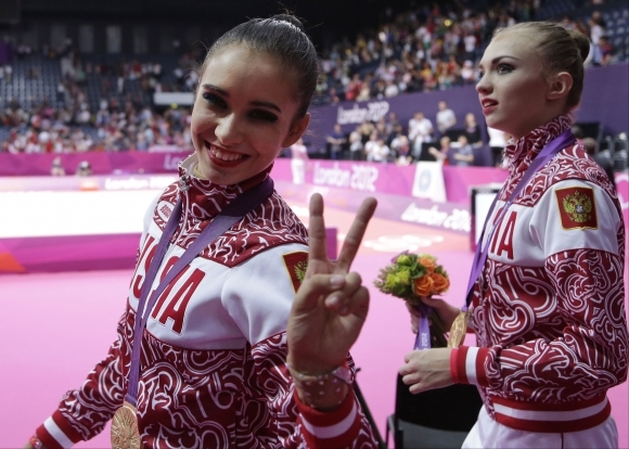 Ruské moderné gymnastky na olympiáde