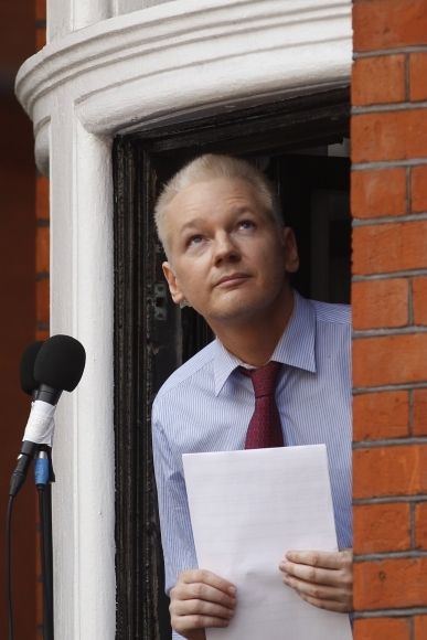 Zakladateľ projektu WikiLeaks rečnil v Londýne