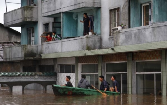 Záplavy v Severnej Kórei
