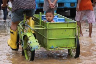 Záplavy vo filipínskom meste Manila