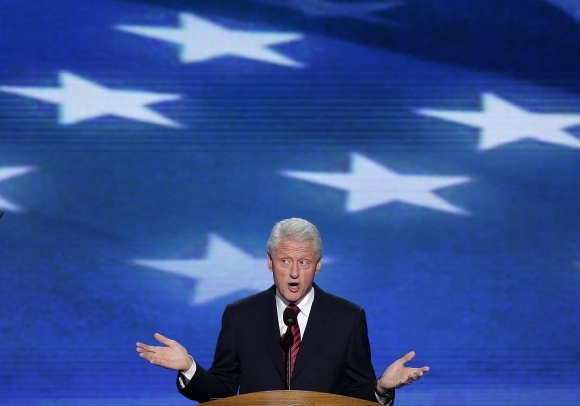 Bill Clinton na zjazde Demokratickej strany
