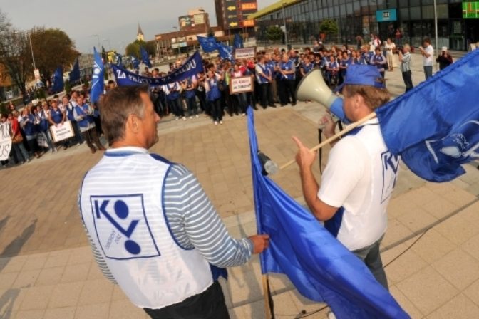 Protest vo Vranove nad Topľou