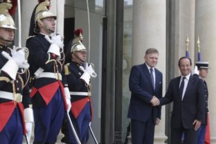 Robert Fico a Francoise Hollande