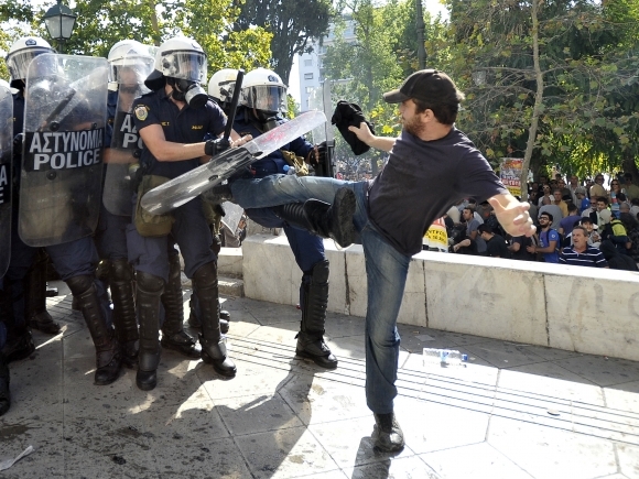 Generálny štrajk v Aténach