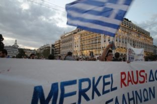 Gréci nechcú Merkelovú v Aténach