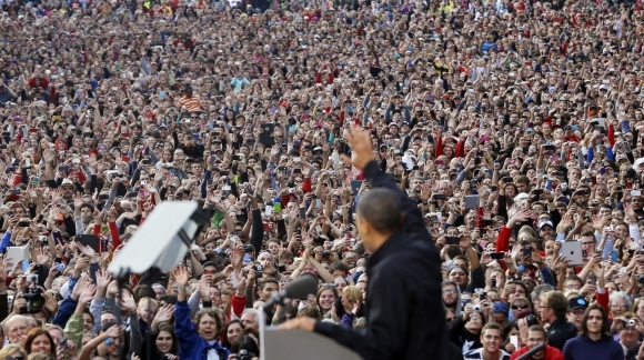 Prezidentský kandidát Barack Obama