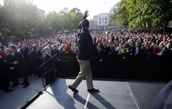 Prezidentský kandidát Barack Obama