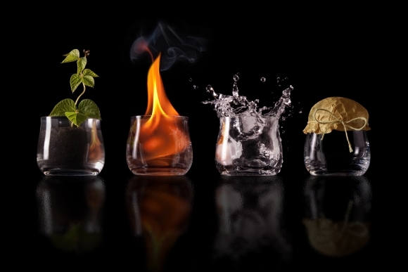 Základné živly – zem, oheň, voda, vzduch