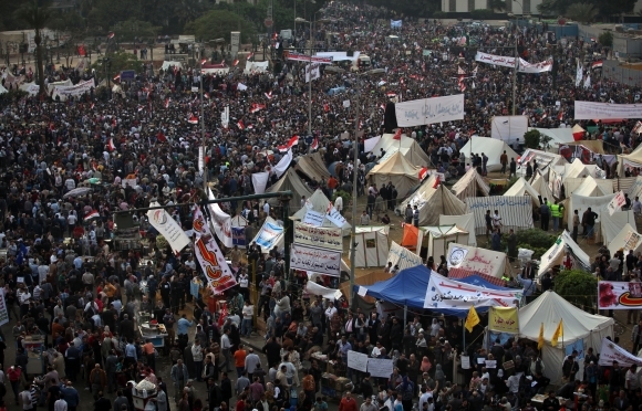 Masové protesty v Káhire