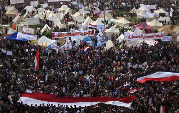 Masové protesty v Káhire