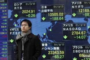 Pád japonských akciových trhov