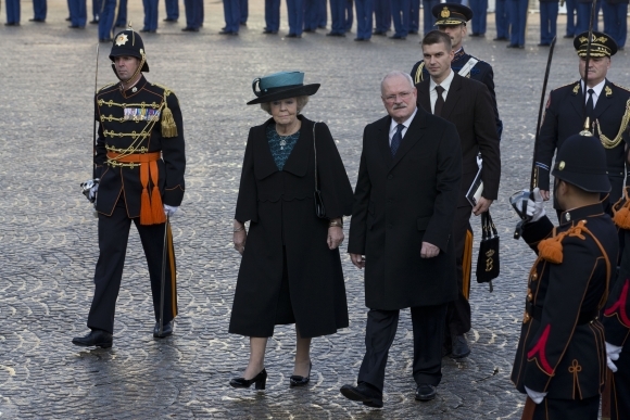 Prezident navštívil kráľovnú Beatrix