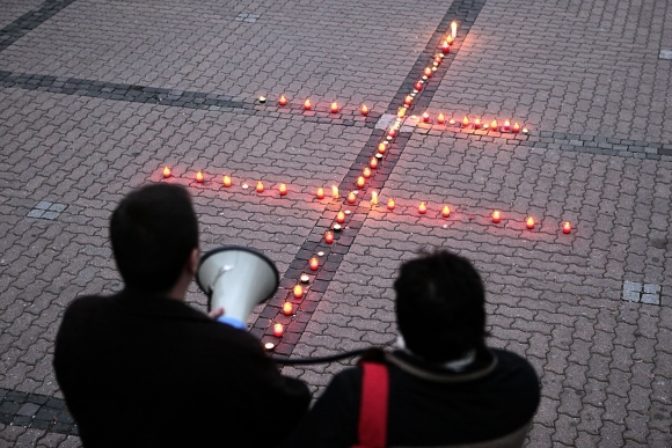 Protest 17. novembra v Banskej Bystrici