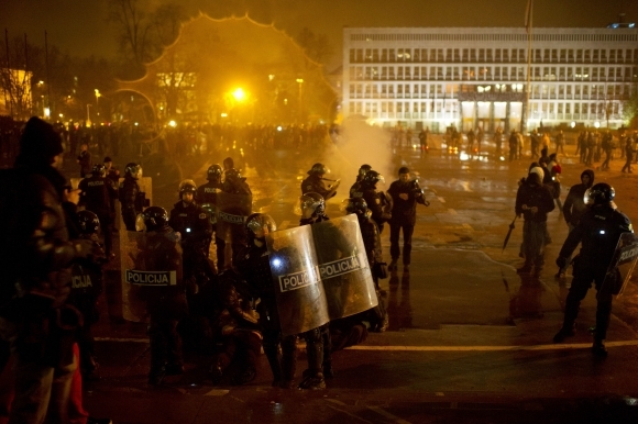 Slovinci protestovali proti vláde