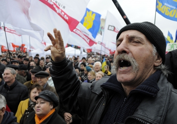 Ukrajina and demonstracia
