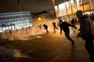 Slovinci protestovali proti vláde