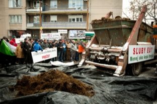V Bratislave protestovali farmári