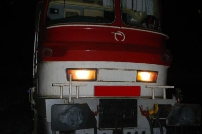 Zrážka vlaku a auta pri Trnave