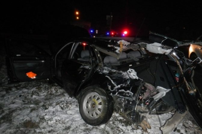 Zrážka vlaku a auta pri Trnave