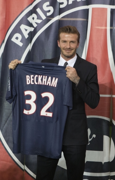 David Beckham v Paríži