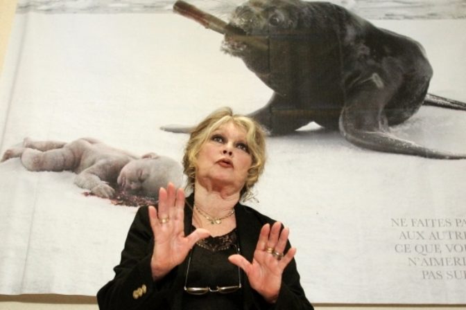 Francúzska herečka Brigitte Bardotová