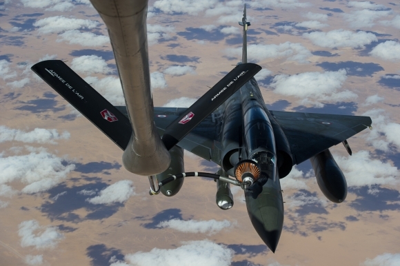 Francúzske letectvo počas intervencie na Mali